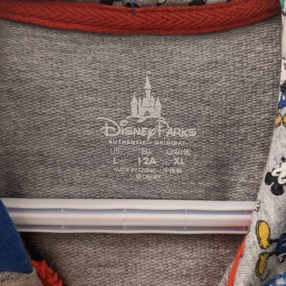 Disney Parks Mickey Mouse Zipper Hoodie - Picture 4 of 5